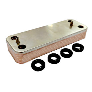 Echangeur de chaleur adaptable de type<br>DE DIETRICH / CHAPPEE 12 Plaques<br> Ref constructeur : JJD005686670+721987900