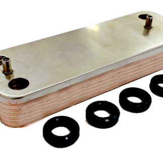 Echangeur de chaleur adaptable de type<br>DE DIETRICH / CHAPPEE 12 Plaques<br> Ref constructeur : JJD005686670+721987900