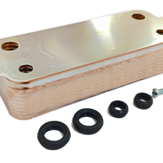 Echangeur de chaleur adaptable de type<br>ELM LEBLANC 18 Plaques<br> Ref constructeur : 87186429480