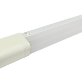 Réglette de Salle De Bain<br>Led 12W 45cm IP44<br>(Transfo. Isolement)Interrupteur + Prise